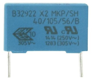 TDK/EPCOS X2 Folien-Kondensatoren für hohe Luftfeuchtigkeit